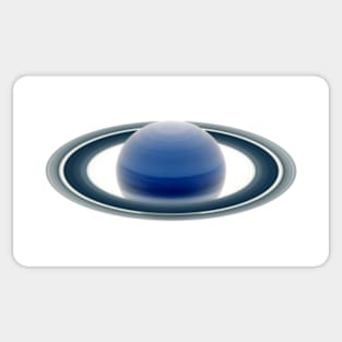 Blue Saturn Sticker